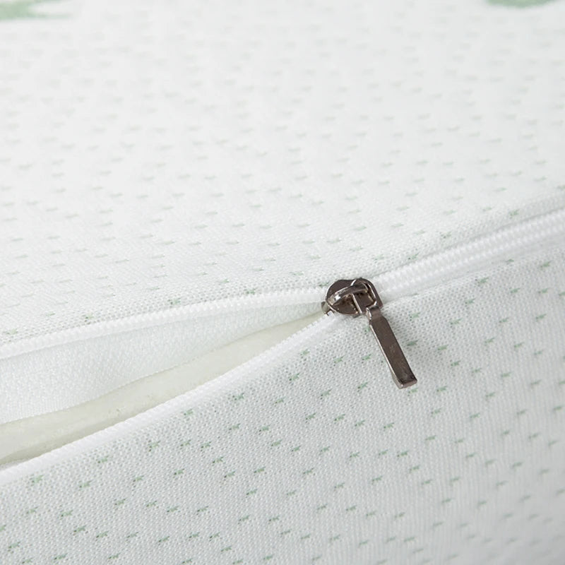 Oreiller en fibres de bambou et mousse à mémoire de forme – Douceur et soutien
