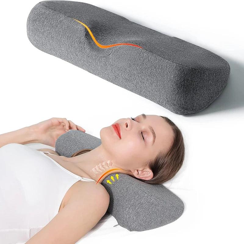 Oreiller cervical à mémoire de forme – Confort pour dormir sur le côté
