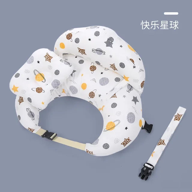Coussin d’allaitement en U – Douceur du coton et soutien des bras