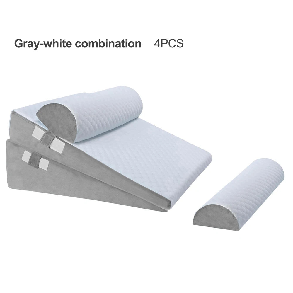 Ensemble de 4 coussins de lit modulables – Inclinaison réglable