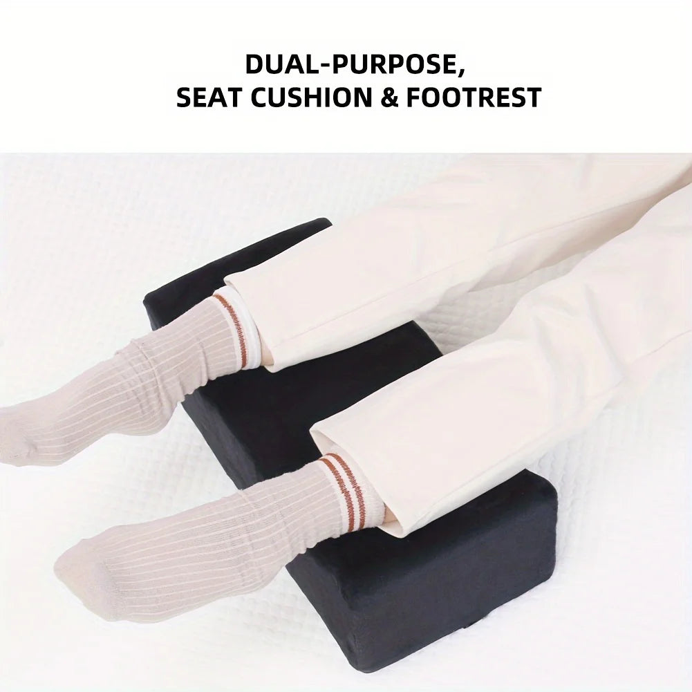 Coussin d’assise ergonomique à mémoire de forme – Housse respirante et lavable