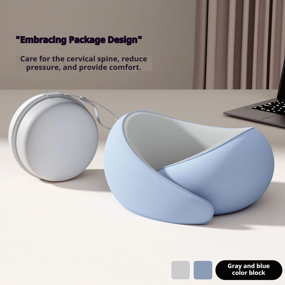 Oreiller de voyage à mémoire de forme 360°