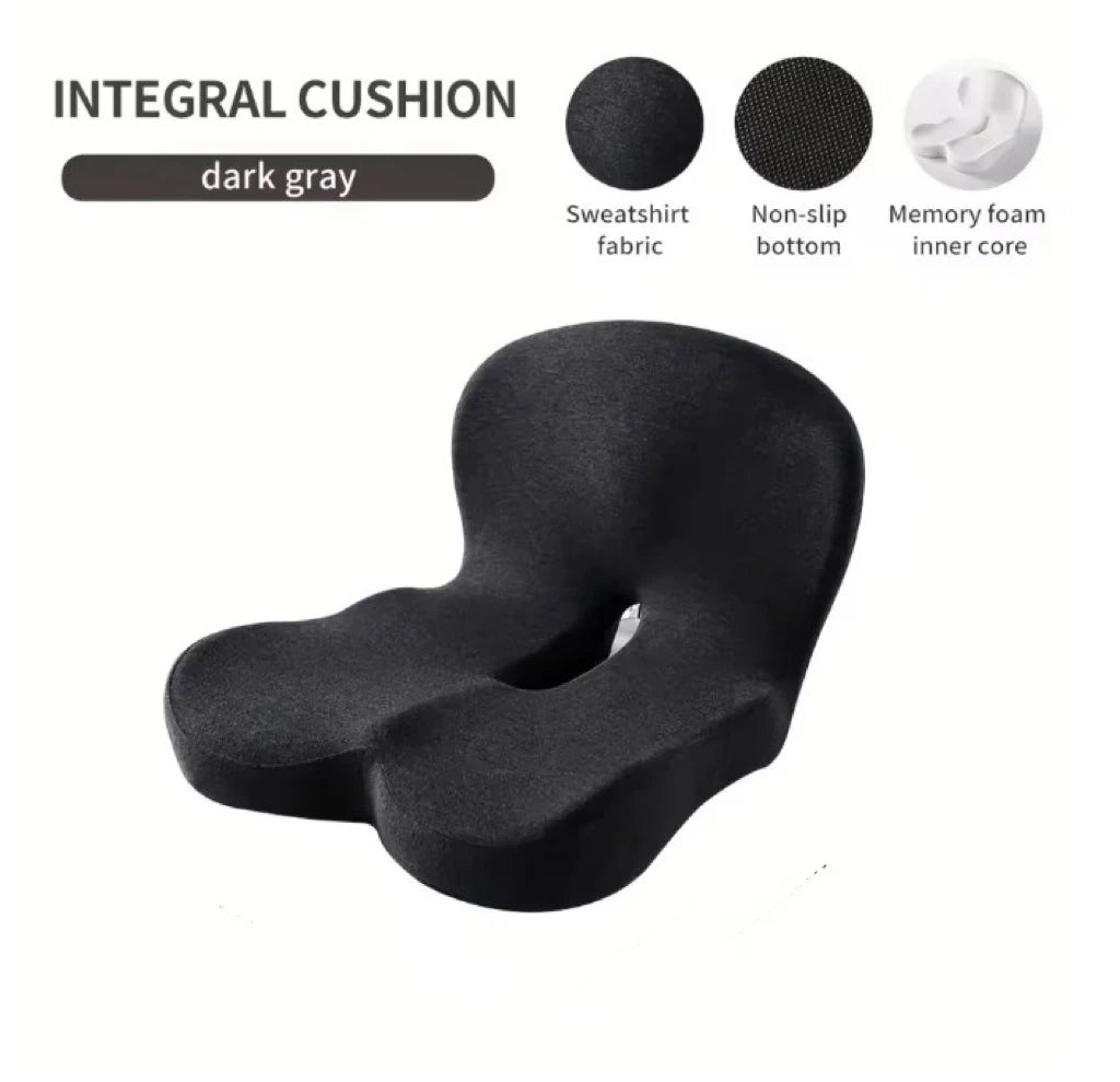 Coussin de siège ergonomique avec soutien lombaire