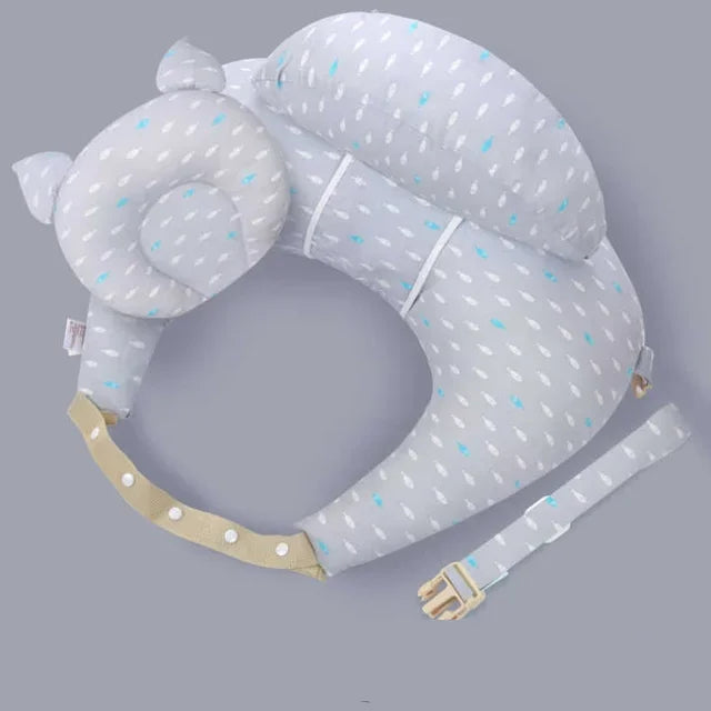 Coussin d’allaitement en U – Douceur du coton et soutien des bras