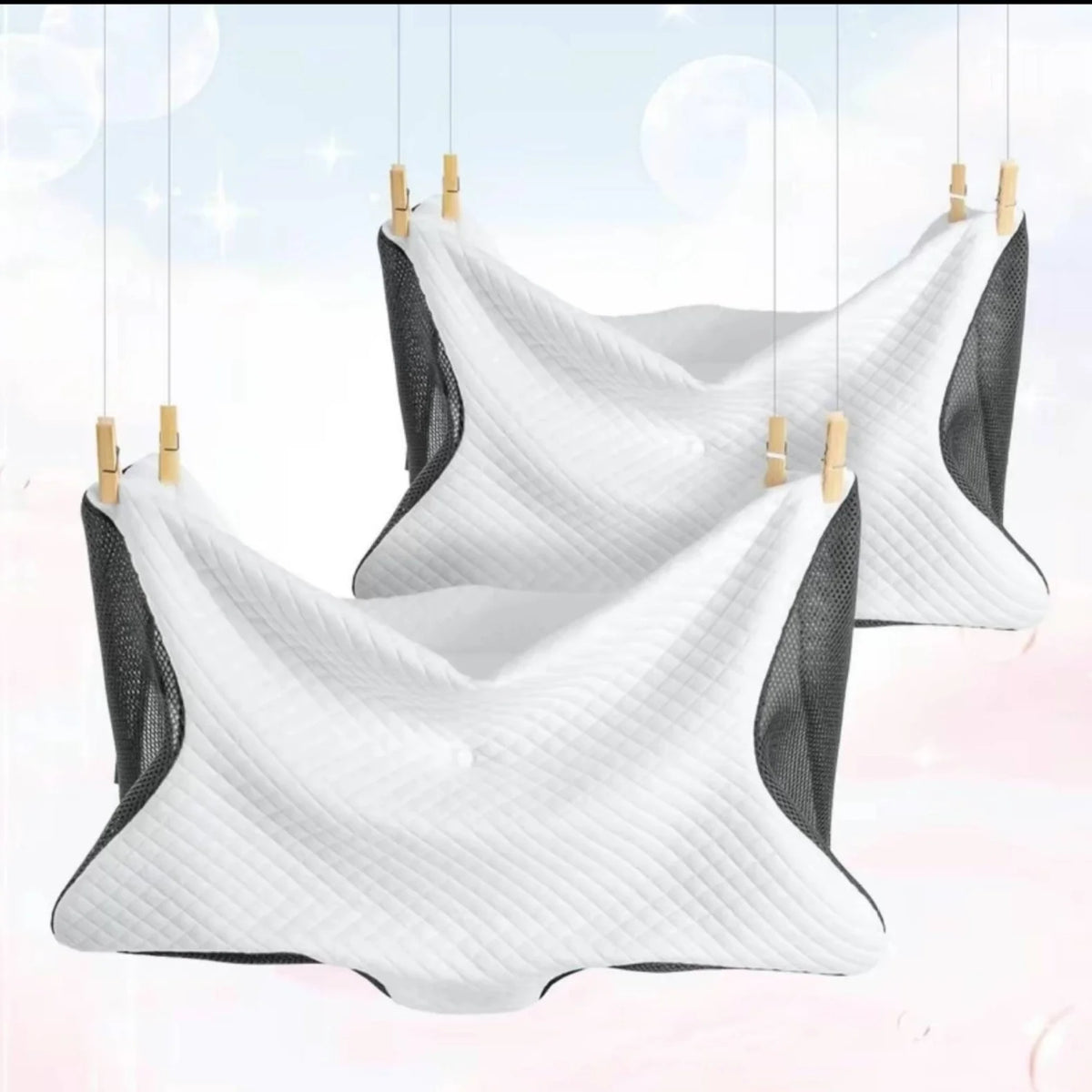Housse pour oreiller cervical – Toucher doux et rafraîchissant