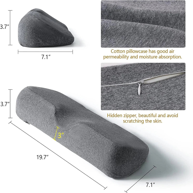 Oreiller cervical à mémoire de forme – Confort pour dormir sur le côté
