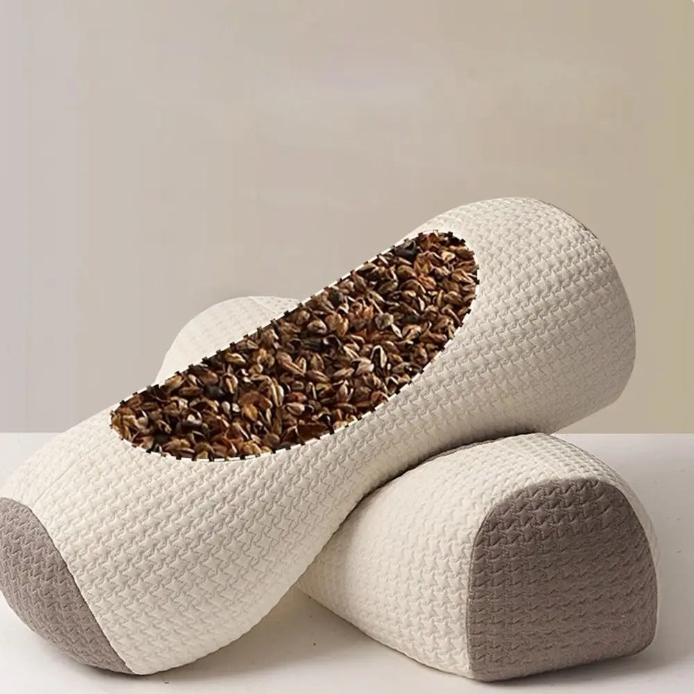 Oreiller de soutien cervical en forme d’os – Confort et détente