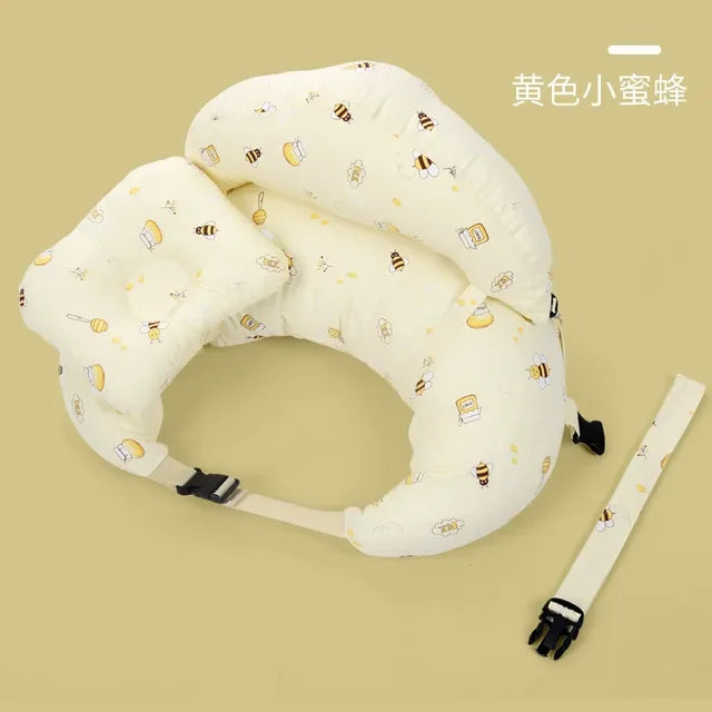 Coussin d’allaitement en U – Douceur du coton et soutien des bras