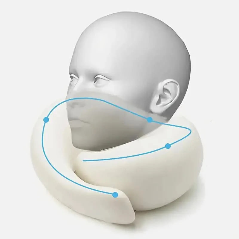 Oreiller de voyage ajustable à mémoire de forme
