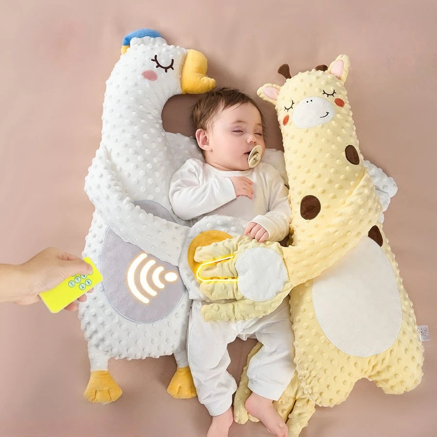 Coussin musical avec télécommande – Fonction tapotement et toucher doux