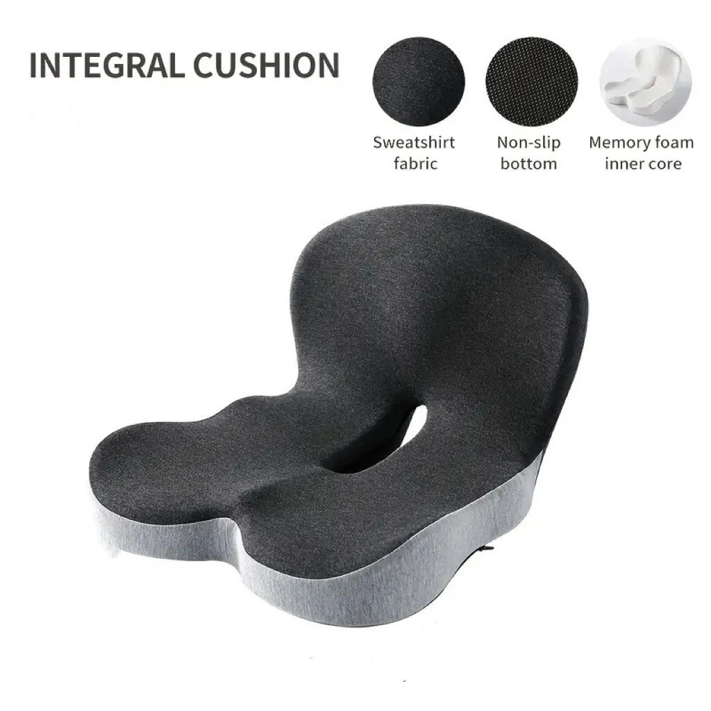 Coussin de siège ergonomique avec soutien lombaire