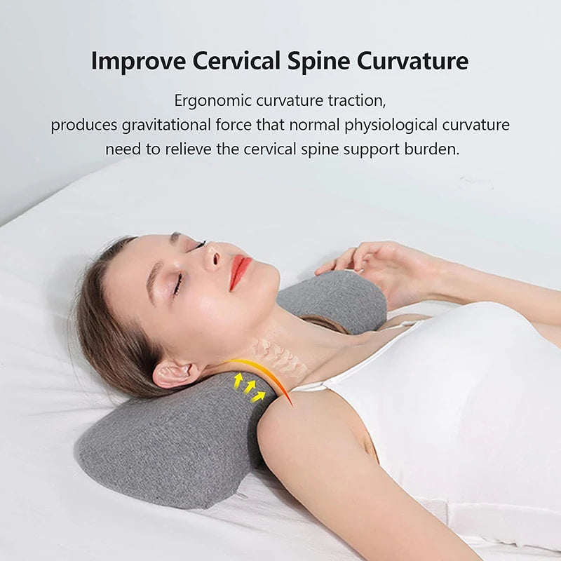 Oreiller cervical à mémoire de forme – Confort pour dormir sur le côté