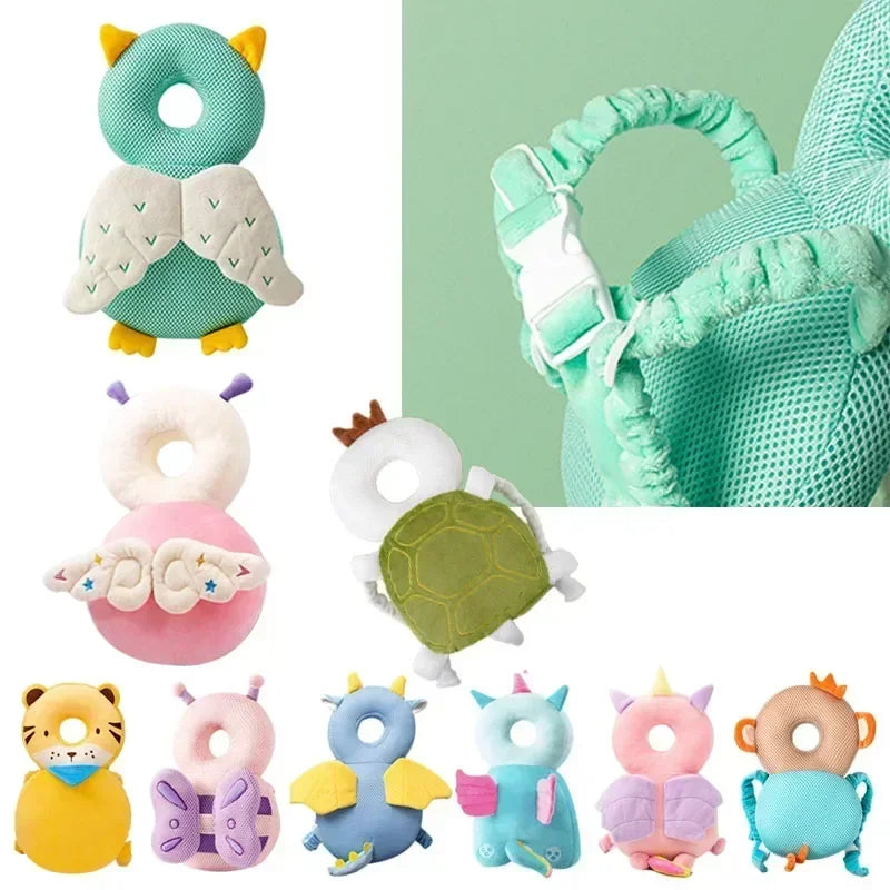 Coussin dorsal pour tout-petit – Appui rembourré pour la tête et le dos