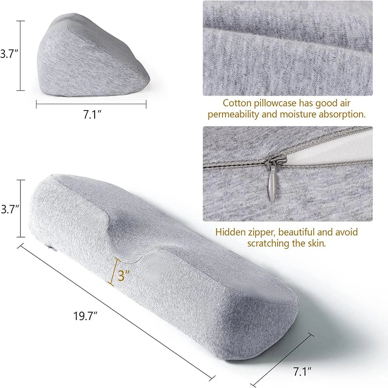 Oreiller cervical à mémoire de forme – Confort pour dormir sur le côté