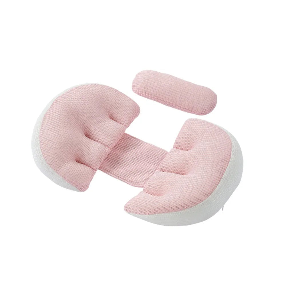 Coussin de grossesse en U – Soutien du ventre pour dormir sur le côté