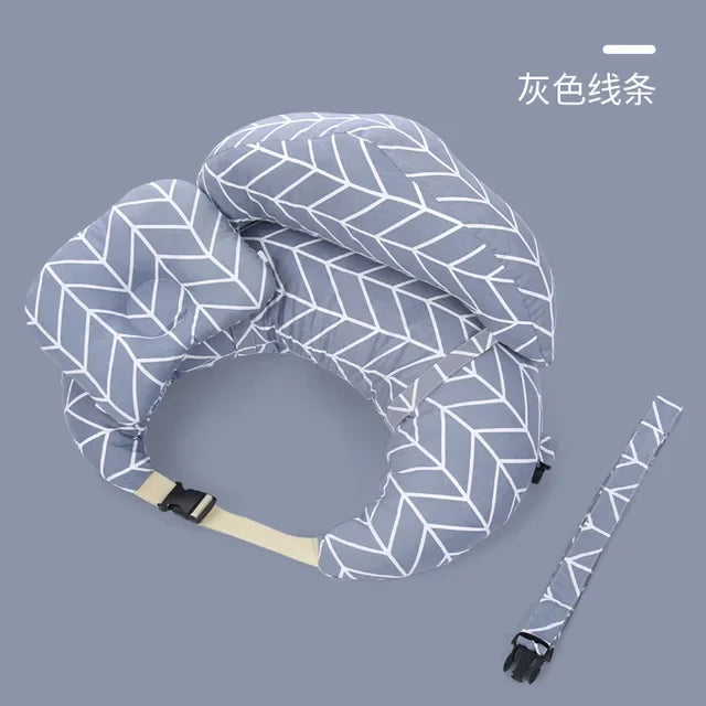 Coussin d’allaitement en U – Douceur du coton et soutien des bras