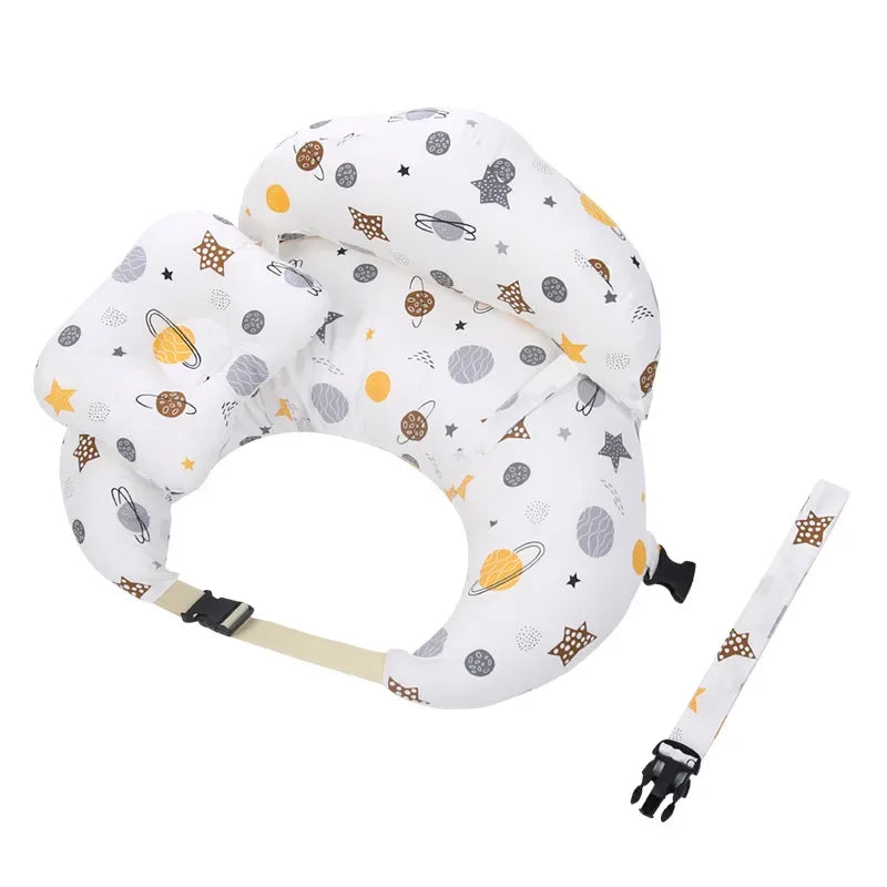 Coussin d’allaitement en U – Douceur du coton et soutien des bras