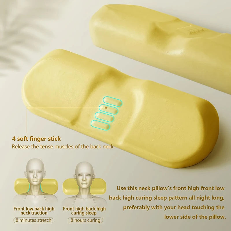 Oreiller cervical à mémoire de forme – Confort pour dormir sur le côté