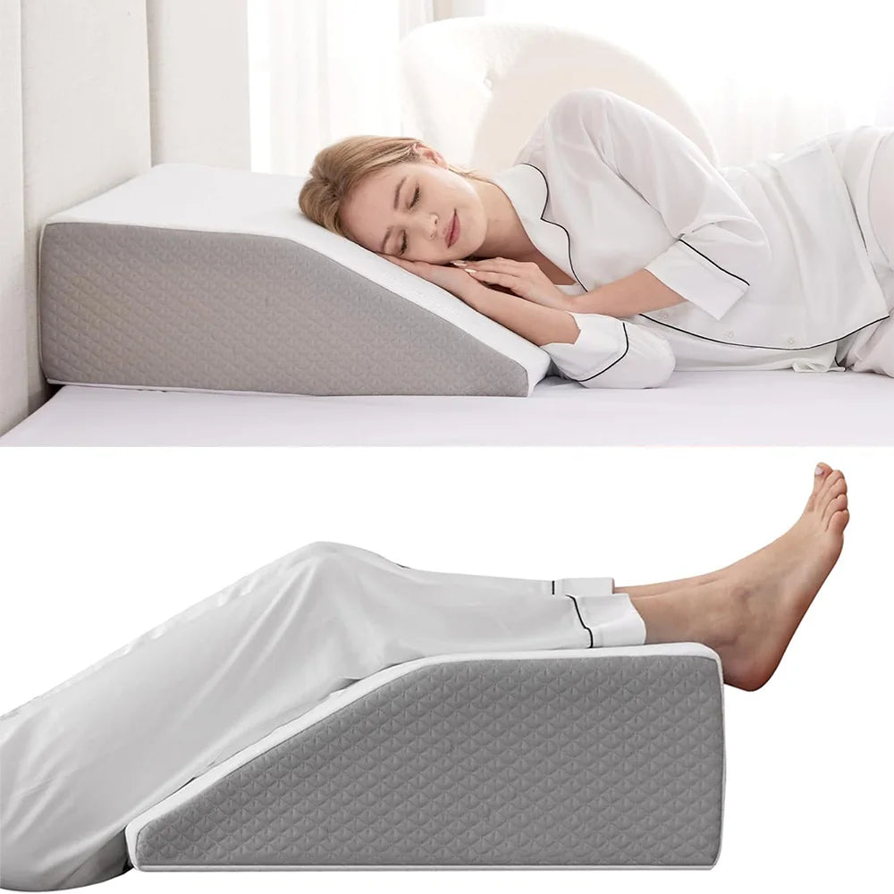 Coussin surélévateur de jambes en mousse à mémoire de forme
