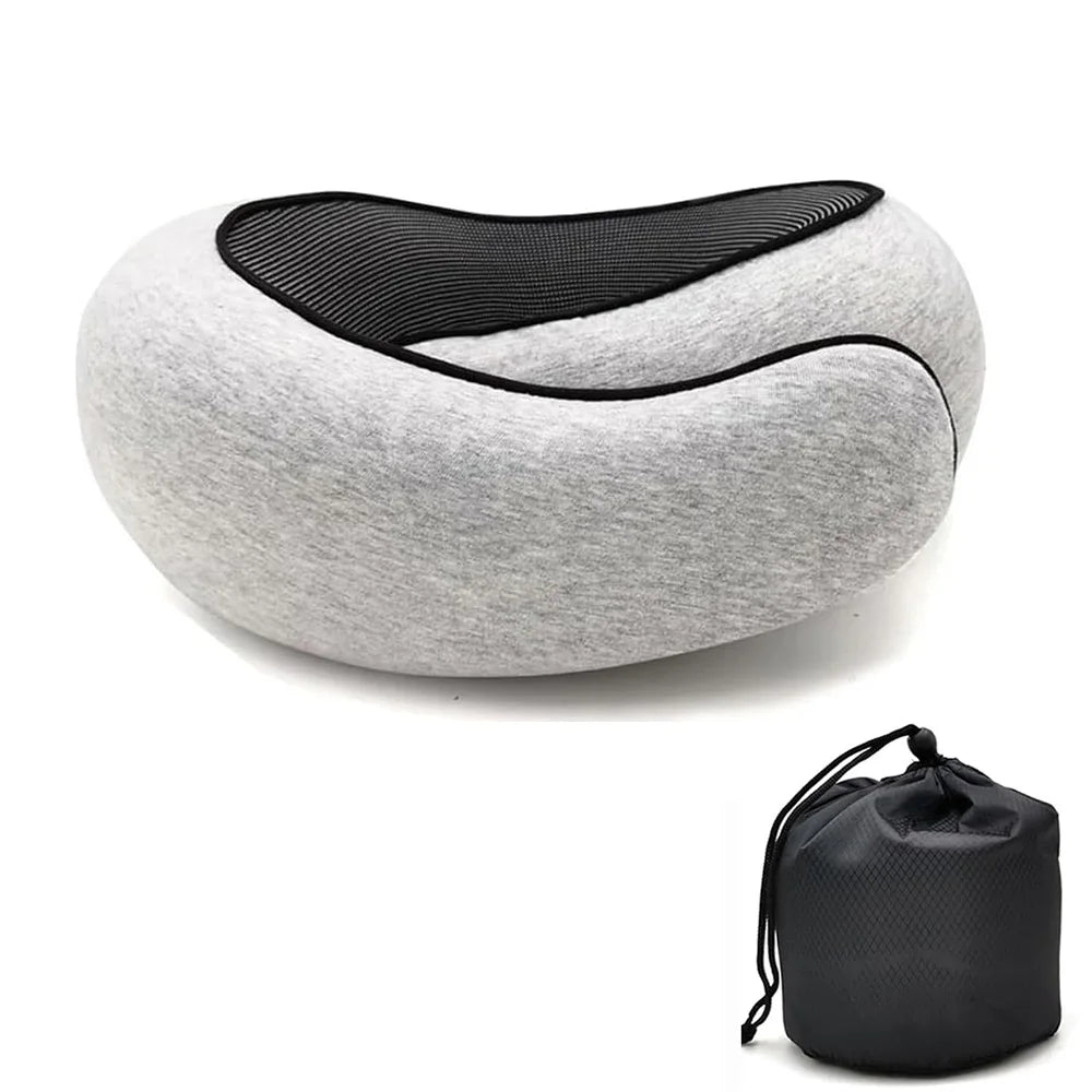 Oreiller de voyage ajustable à mémoire de forme